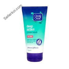 Clean & Clear Deep Action Oil Free Cream Wash (150ml)